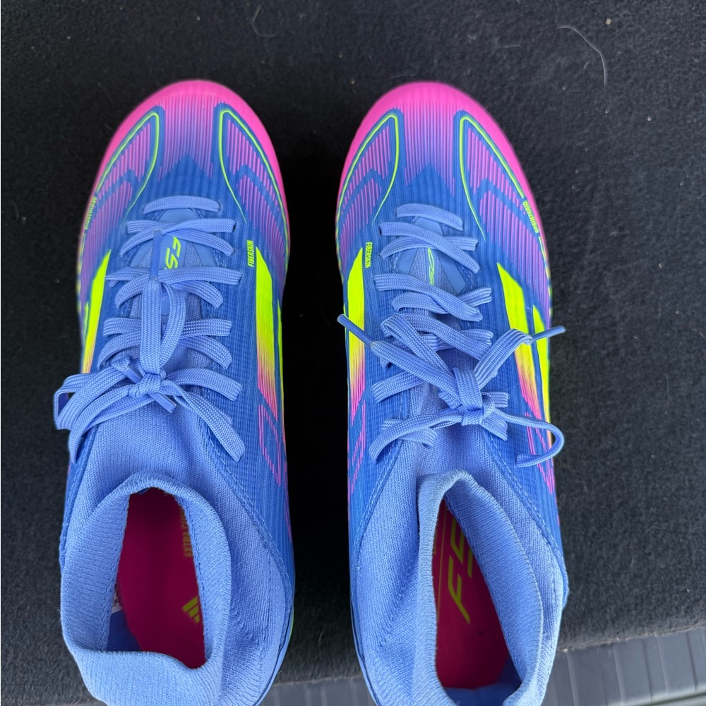 Colorful Athletic Shoes with Neon Accents